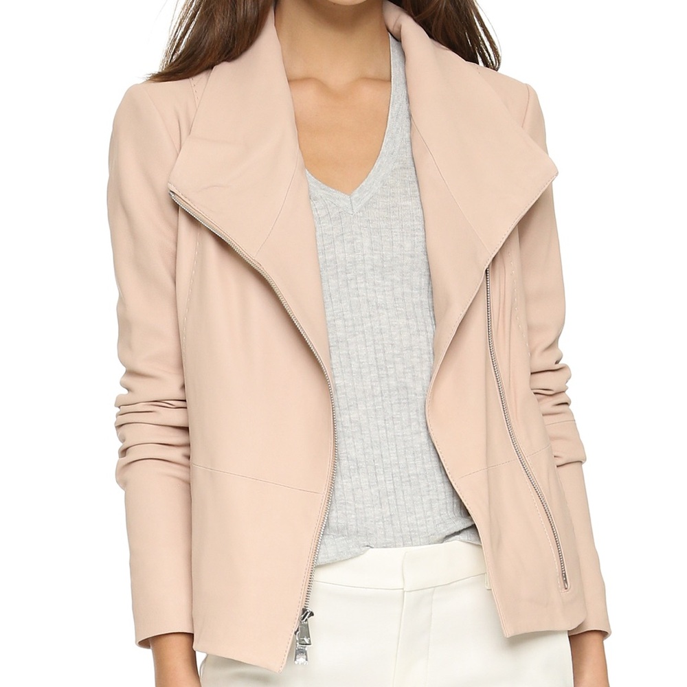 Vince Scuba Leather Jacket